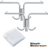 image:imageSimple Houseware Industrial Grade ZBase Garment Rack wCover Tube Bracket