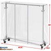 image:imageSimple Houseware Industrial Grade ZBase Garment Rack wCover Tube Bracket