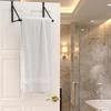image:imageSimple Houseware Over the Door Clothes Hanging Rod SilverBlack