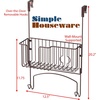 image:imageSimple Houseware OverTheDoorWallMount Ironing Board Holder ChromeBronze