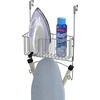 image:imageSimple Houseware OverTheDoorWallMount Ironing Board Holder ChromeChrome