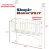 image:imageSimple Houseware OverTheDoorWallMount Ironing Board Holder ChromeWhite