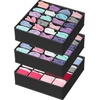image:imageSimple Houseware Sock Drawer Organizer 3 Pack GrayBlack