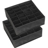 image:imageSimple Houseware Sock Drawer Organizer 3 Pack GrayBlack
