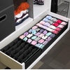 image:imageSimple Houseware Sock Drawer Organizer 3 Pack GrayBlack