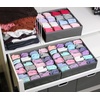 image:imageSimple Houseware Sock Drawer Organizer 3 Pack GrayDark Gray