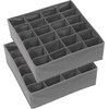 image:imageSimple Houseware Sock Drawer Organizer 3 Pack GrayDark Gray