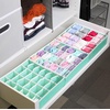 image:imageSimple Houseware Sock Drawer Organizer 3 Pack GrayTurquoise