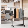 image:imageSimple Houseware Standard Rod Garment Clothing Rack SilverBlack