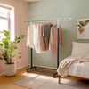 image:imageSimple Houseware Standard Rod Garment Clothing Rack SilverBlack