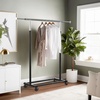 image:imageSimple Houseware Standard Rod Garment Clothing Rack SilverBlack
