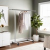 image:imageSimple Houseware Standard Rod Garment Clothing Rack SilverSilver