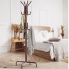 image:imageSimple Houseware Standing CoatHat Hanger Organizer Rack 12 Hooks BronzeBronze