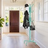 image:imageSimple Houseware Standing CoatHat Hanger Organizer Rack 12 Hooks BronzeTurquoise