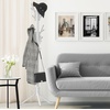 image:imageSimple Houseware Standing CoatHat Hanger Tree Shaped Rack 18 Hooks BlackWhite