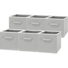 image:imageSimple Houseware 11Inch Foldable Cube Storage Bins Geometric Gray 6PackGray