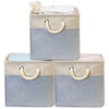 image:imageSimple Houseware 13 x 13 Large Fabric Storage Cubes 3 Pack BlueBlue