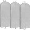 image:imageSimple Houseware 60 Travel Garment Bag 4 Gusset Lightweight Gray 3 Pack60Inch  3Pack  Gray