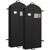 image:imageSimple Houseware 60 Travel Garment Bag with Pockets Heavy Duty Suit Bag60Inch Long wo Pocket  2Pack