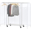 image:imageSimple Houseware Clear Garment Rack Cover