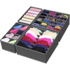 image:imageSimple Houseware Closet Underwear Organizer Drawer Divider Assorted 7 pcsDark Gray