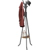 image:imageSimple Houseware Freestanding Coat Rack with Shelf 9 hooks WhiteBlack