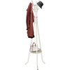 image:imageSimple Houseware Freestanding Coat Rack with Shelf 9 hooks WhiteWhite