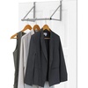 image:imageSimple Houseware Over the Door Clothes Hanging Rod SilverSilver