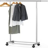 image:imageSimple Houseware Standard Rod Garment Clothing Rack SilverSilver
