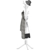 image:imageSimple Houseware Standing CoatHat Hanger Tree Shaped Rack 18 Hooks BlackWhite