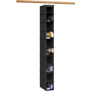 image:imageSimple Houseware 2 Pack 10 Shelves Hanging Shoe Organizer GrayBlack