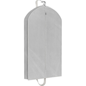 image:imageSimple Houseware 60 Travel Garment Bag 4 Gusset Lightweight Gray 3 Pack43Inch  1Pack  Gray