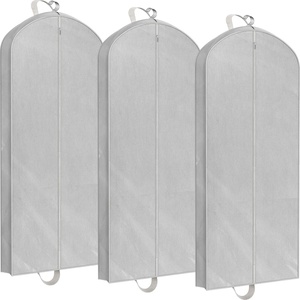 image:imageSimple Houseware 60 Travel Garment Bag 4 Gusset Lightweight Gray 3 Pack60Inch  3Pack  Gray