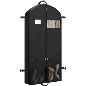 image:imageSimple Houseware 60 Travel Garment Bag with Pockets Heavy Duty Suit Bag54Inch Long w Pocket  Single