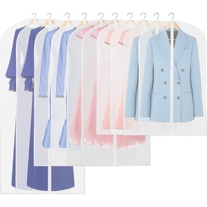 image:imageSimple Houseware 65Inch Clear Garment Bags with Zipper for Gowns 2 Pack10 Pack  40  50  60