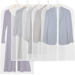 image:imageSimple Houseware 65Inch Clear Garment Bags with Zipper for Gowns 2 Pack5 Pack  40 50