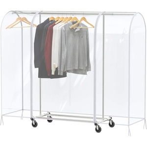 image:imageSimple Houseware Clear Garment Rack Cover