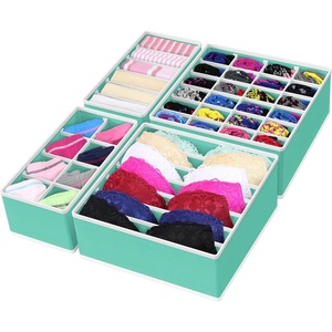 image:imageSimple Houseware Closet Underwear Organizer Drawer Divider Assorted 7 pcsTurquoise