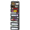 image:imageSimple Houseware 4 Clear Window Pocket Over Door Hanging Organizer GrayDark Gray