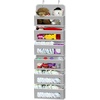image:imageSimple Houseware 4 Clear Window Pocket Over Door Hanging Organizer GrayGray