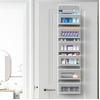 image:imageSimple Houseware 4 Clear Window Pocket Over Door Hanging Organizer GrayGray