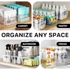 image:imageSimple Houseware 4 Pack Clear Fridge Storage Bins Organizer 12x62x344 Pack  14 x 7 x 375