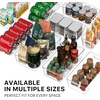image:imageSimple Houseware 4 Pack Clear Fridge Storage Bins Organizer 12x62x344 Pack  14 x 7 x 375
