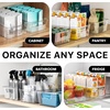 image:imageSimple Houseware 4 Pack Clear Fridge Storage Bins Organizer 12x62x344 Pack  15 x 8 x 375