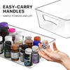image:imageSimple Houseware 4 Pack Clear Fridge Storage Bins Organizer 12x62x344 Pack  15 x 8 x 375