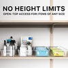 image:imageSimple Houseware 4 Pack Clear Fridge Storage Bins Organizer 12x62x344 Pack  15 x 8 x 375