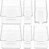 image:imageSimple Houseware 4 Pack Clear Fridge Storage Bins Organizer 12x62x346 Pack  Assorted Sizes