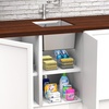 image:imageSimple Houseware 4 Pack Clear Fridge Storage Bins Organizer 12x62x348 Pack  12 x 6 x 34
