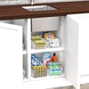 image:imageSimple Houseware 4 Pack Clear Fridge Storage Bins Organizer 12x62x348 Pack  Assorted Sizes2