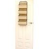 image:imageSimple Houseware 4 Pocket Over the Door Wall Mount Hanging Organizer BeigeBeige